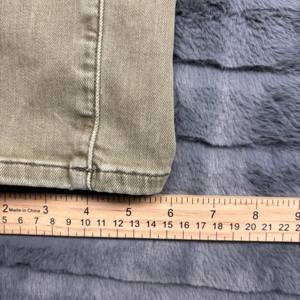 American Eagle Airflex+ Skinny Jeans Mens 29x34 Olive Green Khaki Stretch Denim